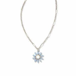 NWT Kendra Scott Madison Daisy Silver Pendant Necklace